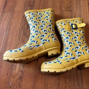 Joules size 7 rain boots